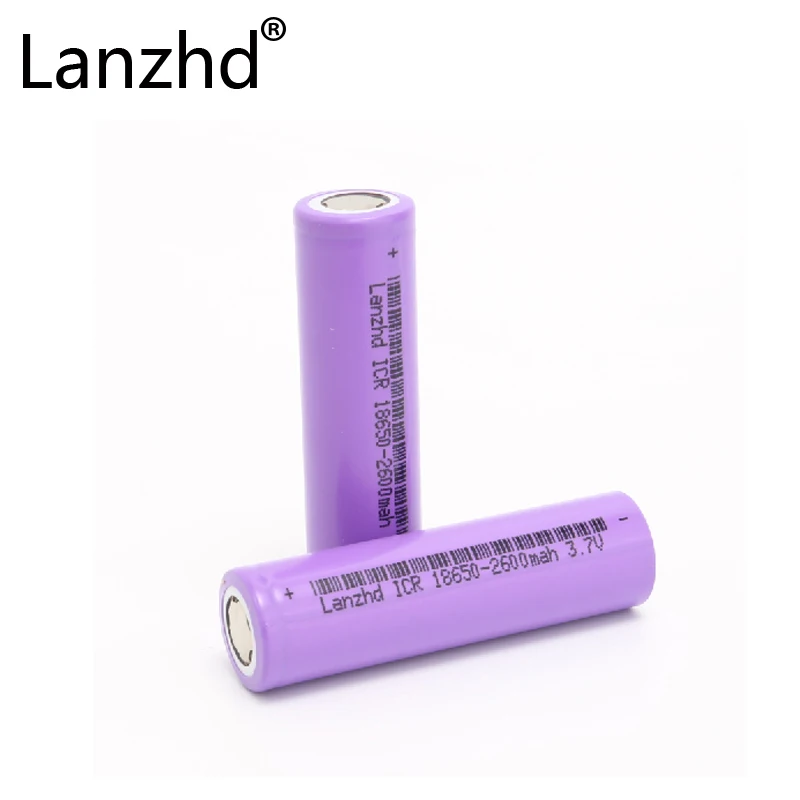 1 8 шт. литий ионный аккумулятор 18650 2600 мАч в|lithium battery|battery 1865018650 battery |