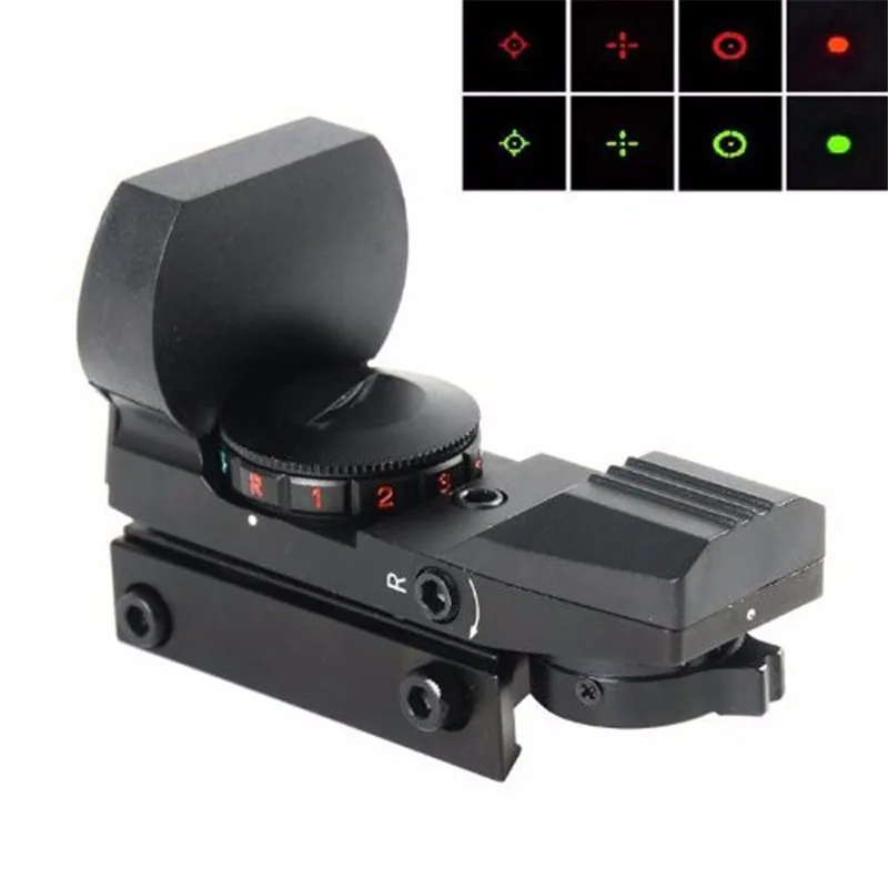 20mm Rail Riflescope Hunting Optics Holographic Red Dot Sight Reflex 4 Reticle Tactical Scope Gun Accessories | Спорт и развлечения