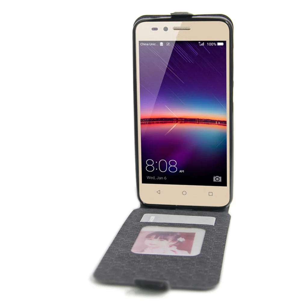 Чехлы для телефонов Huawei Y3 II 4 5-дюймовые Carcasa Funda откидные чехлы из искусственной