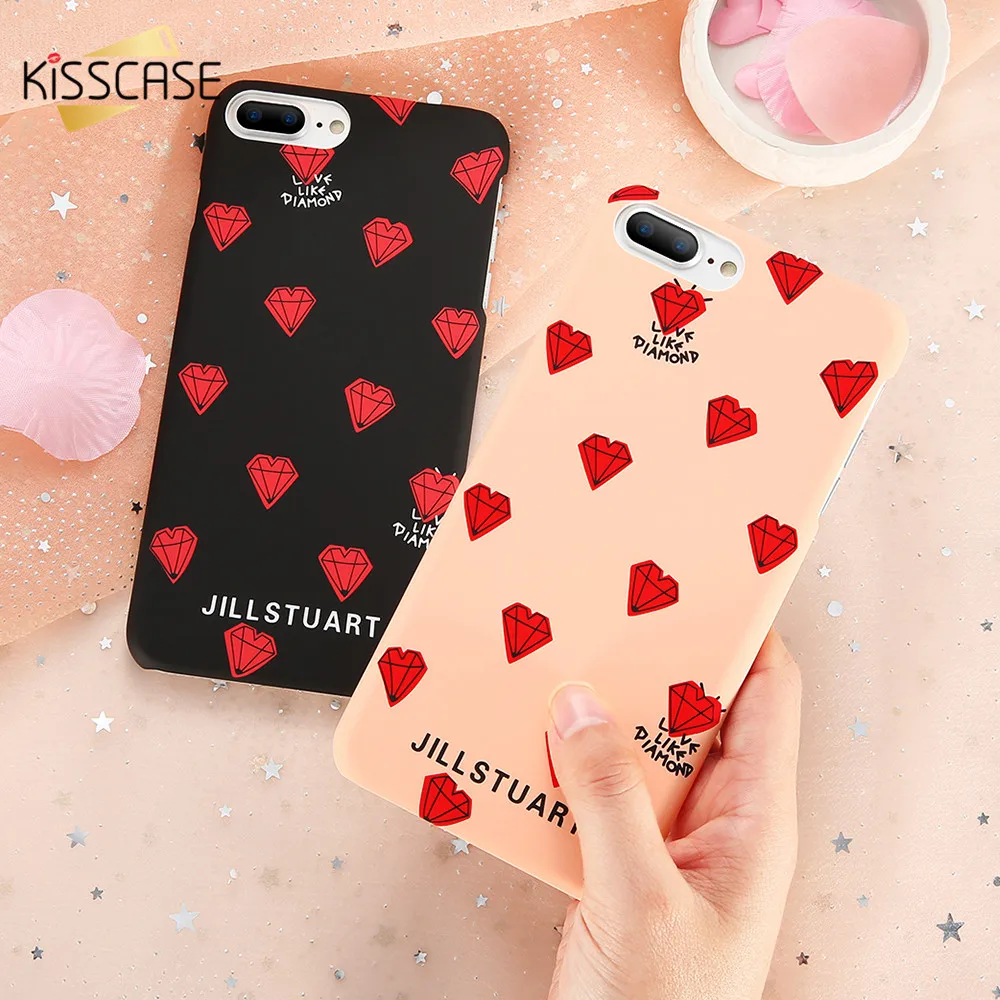 KISSCASE милый чехол с бриллиантами для iPhone 7 8 X XR XS Max мягкий рисунком 5 5S SE 6s Plus |