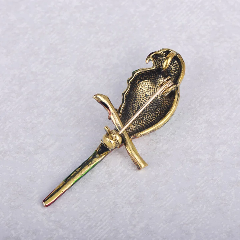 Женская брошь в форме птицы Funmor яркая эмалированная украшение для пальто и