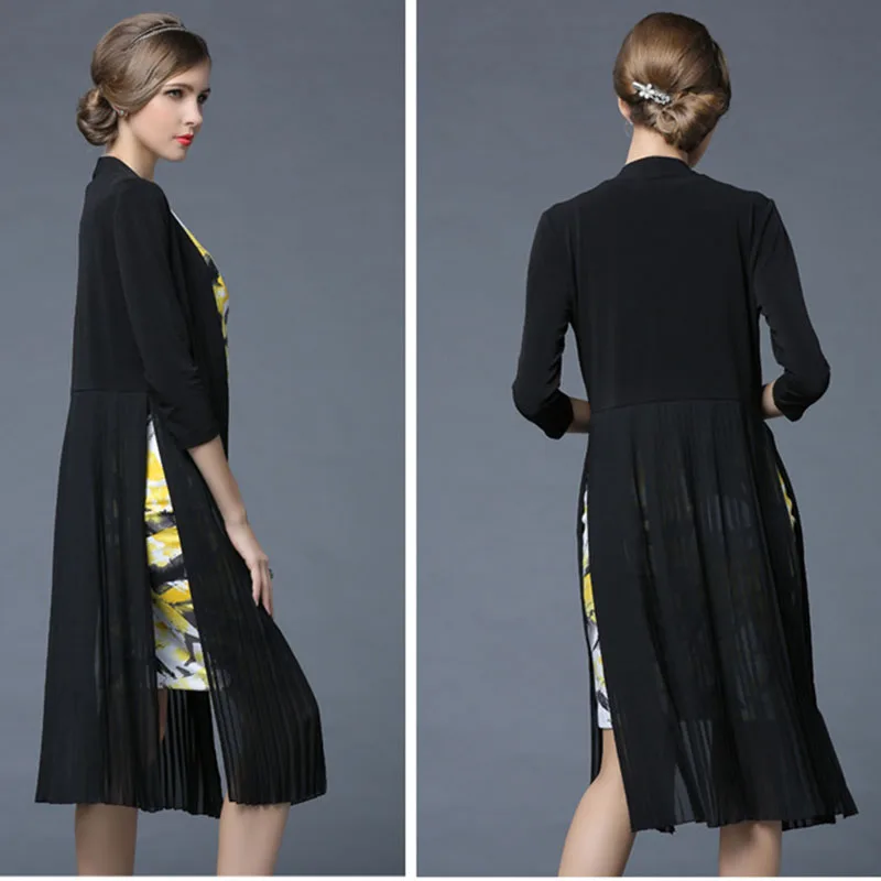 

Women's Fashion Windbreaker 2019 Mid-Long Leisure Windbreaker Jacket Long Section Chiffon Coat Summer protection clothing C130