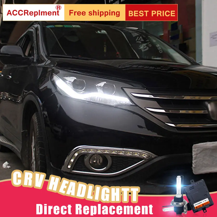 2 шт. светодиодный ные фары для Honda CRV 2012-2015 Автомобильные ангельские глазки
