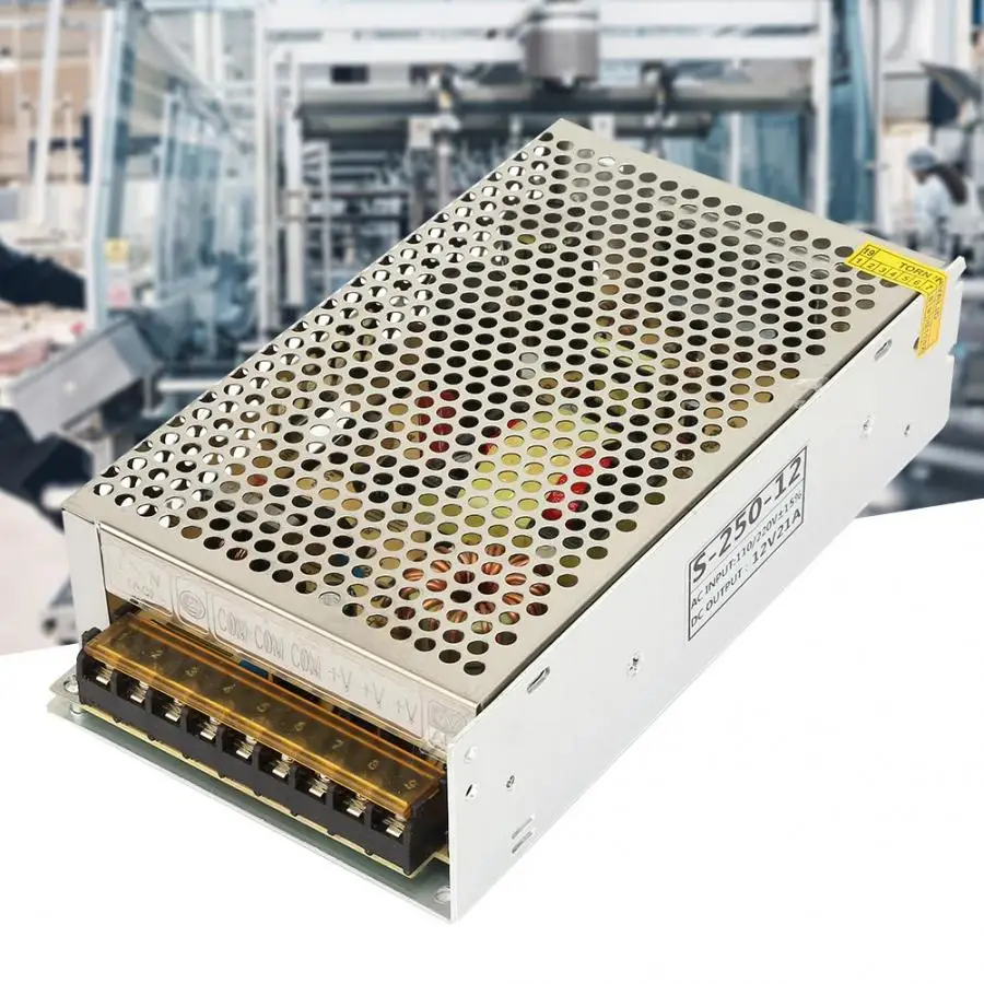 Импульсный источник питания постоянного тока 12 В промышленное оборудование 250 Вт