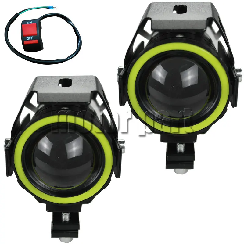 Светодиодная фара для мотоцикла U7 Точечный светильник вождения противотуманный