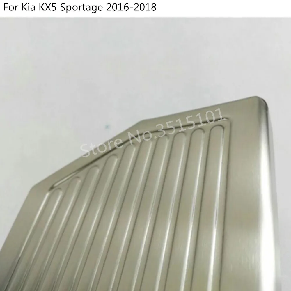 Car Cover Aluminium Alloy Foot Gas/Petrol/Oil Brake Rest Pedal Molding Parts Hoods 1pcs For Kia KX5 Sportage 2016 2017 2018 | Автомобили и