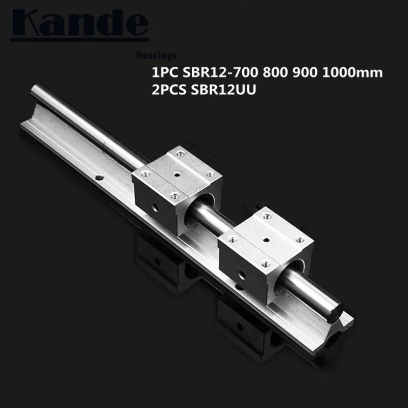 Линейная направляющая 12 мм SBR12 - 700 800 900 1000 1 шт. линейная + 2 SBR12UU блоки для ЧПУ |