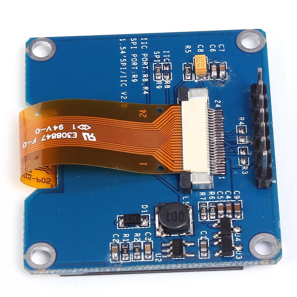 1 3 &quot1 дюймов 54&quot 54 белый oled дисплей модуль 128x64 SPI IIC I2C интерфейс OLED экран Плата 5 V