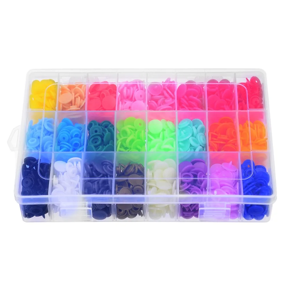 Mayitr 360sets Round Snap Plastic Buttons Fastener Kit Pliers T5 Hand-held Tools Garment Accessories For Baby Clothes Clips on - Набор круглых кнопок из пластика Mayitr, включающий 360 комплектов, плоскогубцы, ручные инструменты T5, аксессуары для одежды 