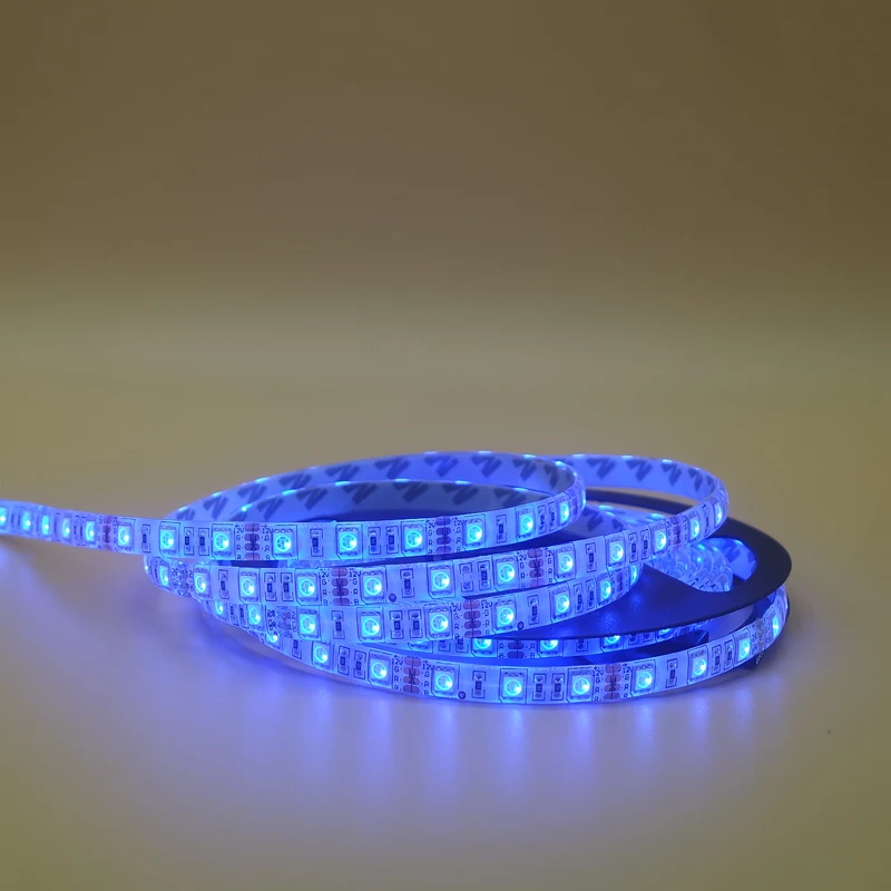 DC 12 в 1/2/3/4/5 М 5050 SMD RGB Светодиодная лента водонепроницаемая гибкая светодиодная