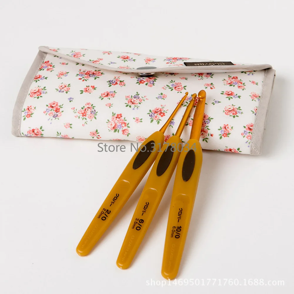 Японский Клевер 43 606 инструменты для вязания мягкие на ощупь вязание крючком