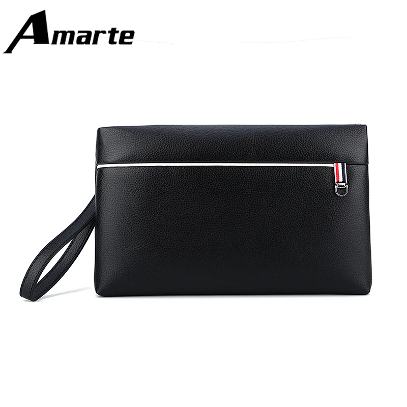 Мужской кожаный кошелек новинка длинный с рисунком личи большая вместительность