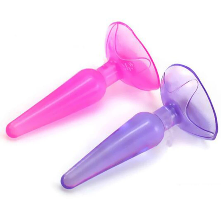 Фаллоимитатор Анальная пробка Желейная силиконовая присоска Стимулятор точки G