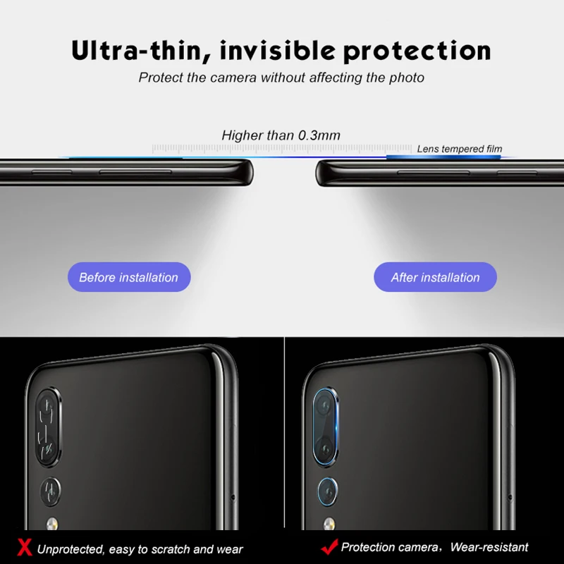 Защитная пленка для задней панели телефона HD Солнцезащитная Huawei P30 P20 Pro Mate 9