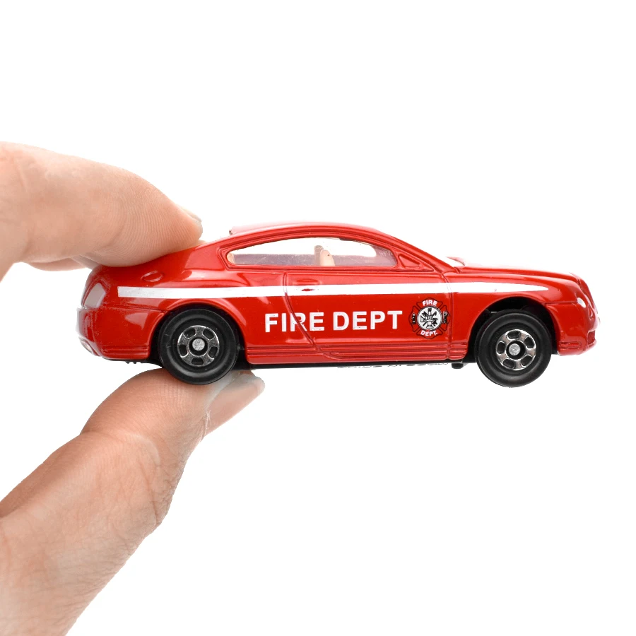 

6 Kinds Diecast Fire Truck Mini Alloy Glide Car Model Toys Plastic Vehicles Toys Helicopter Speedboat Gifts for Boys Kids Game