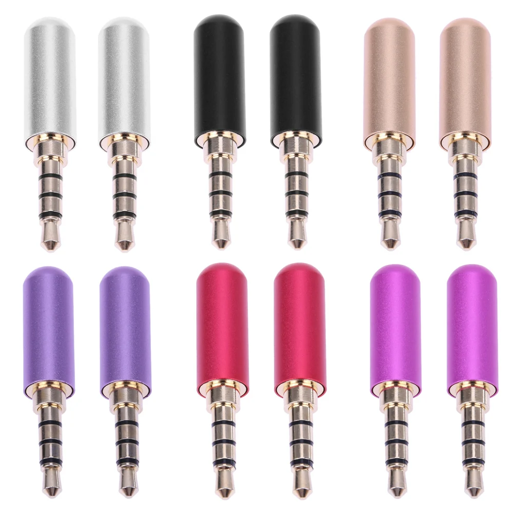 Адаптер для наушников с 4 позолоченными штекерами 3 5 мм|earphone 3.5mm|audio earphone3.5mm earphone |