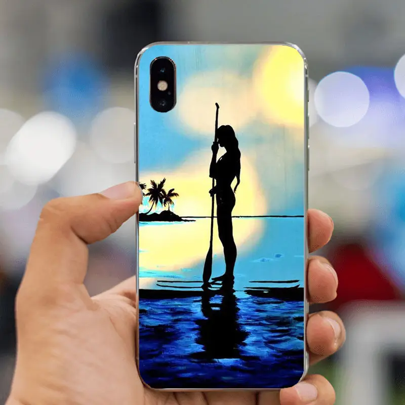 LISHE Sea wave для серфинга лета океана мягкий TPU чехол телефона Apple iPhone XS Max 8 7 6 6S Plus X 10 5 5S