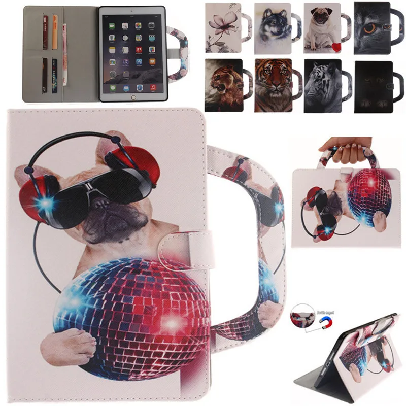 Wekays для Apple IPad Air 2 Портативный кожаный флип-чехол для собаки Чехол для IPad Air 2 IPad 6 чехол для планшета для IPad Air 2