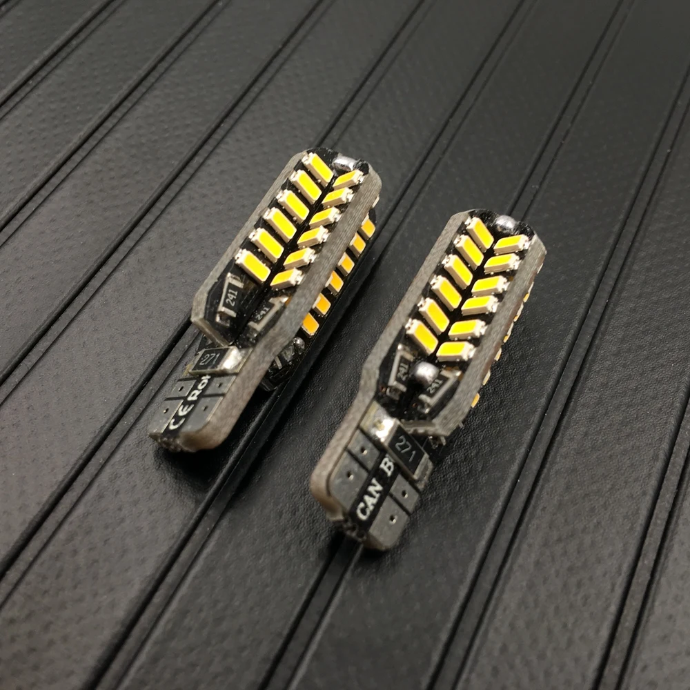 Canbus T10 led 48smd 3014 LED Автомобильная светодиодная лампа W5W 48 Светодиодный 194 SMD без