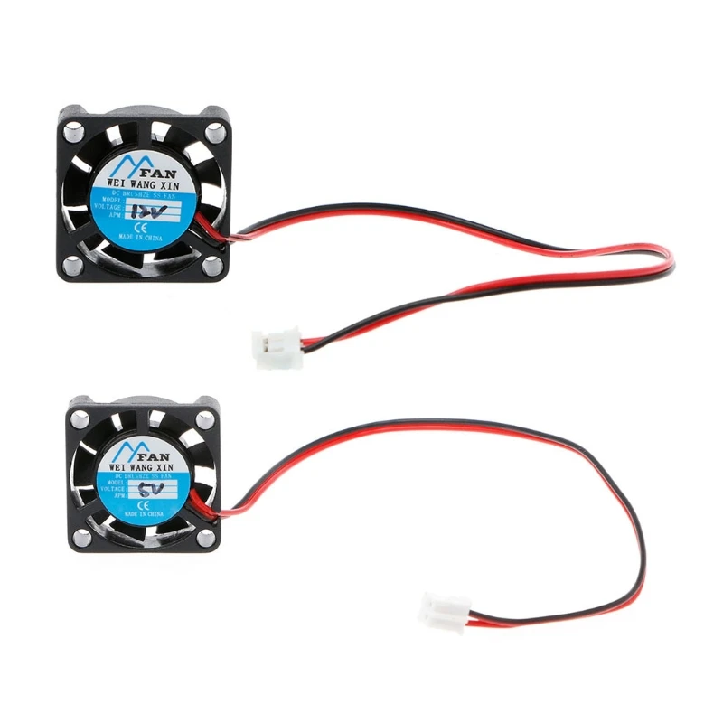 25x25x7 мм DC 5V 12V 2 контактный кулер безщеточный чипсет радиатор мини вентилятор