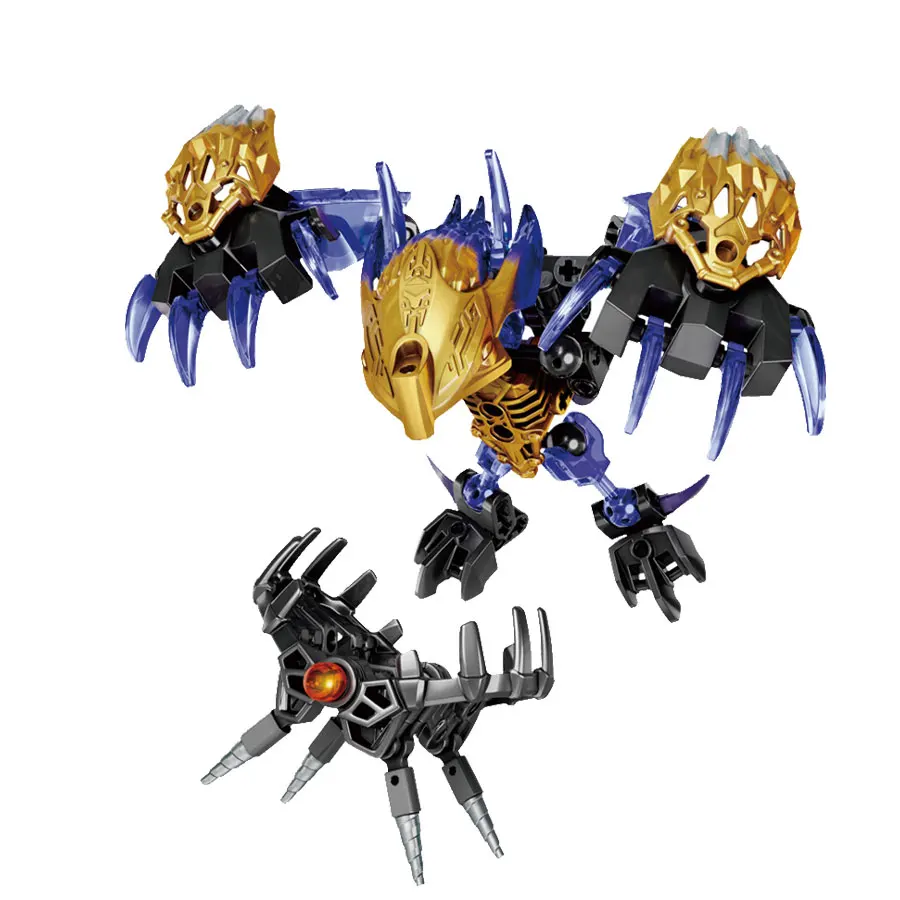 Reedcall 74 шт Bionicle Terak Creature of Earth 71304 Строительный набор совместимых Legoings строительные