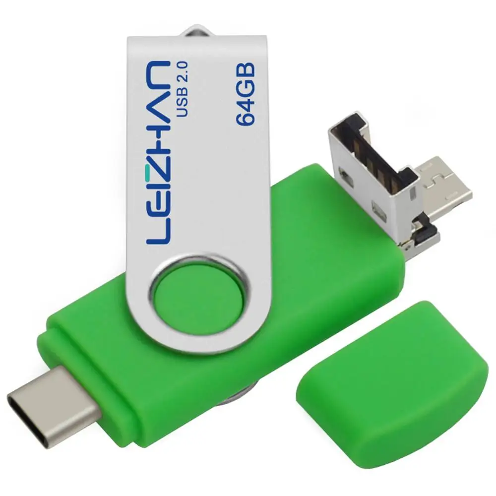 USB-флеш-накопитель LEIZHAN USB Type-C 128/64/32/16/8/4 ГБ | Компьютеры и офис