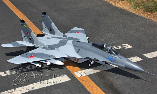 Skyflight LX модель RC Твин 70 мм воздуховод вентилятор самолет jet MIG29 MIG 29 PNP
