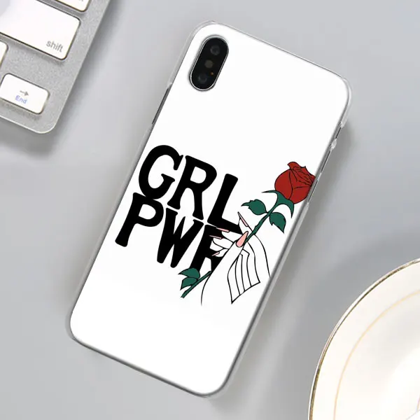 Эстетика Минимальный «Girl power» и женских чехол для телефона для Apple iPhone X XR 7 8 плюс 6 6s плюс XS MAX 11 Pro Max SE чехол для телефона Coque - Цвет: 13