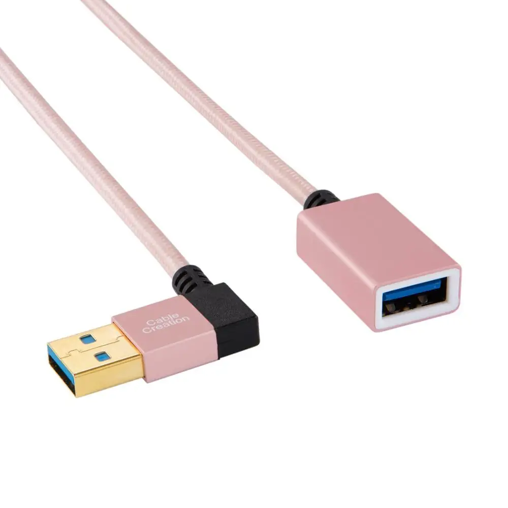 Удлинительный Кабель USB 3 0 шнур штырь-гнездо с правым и левым углом от совместимые