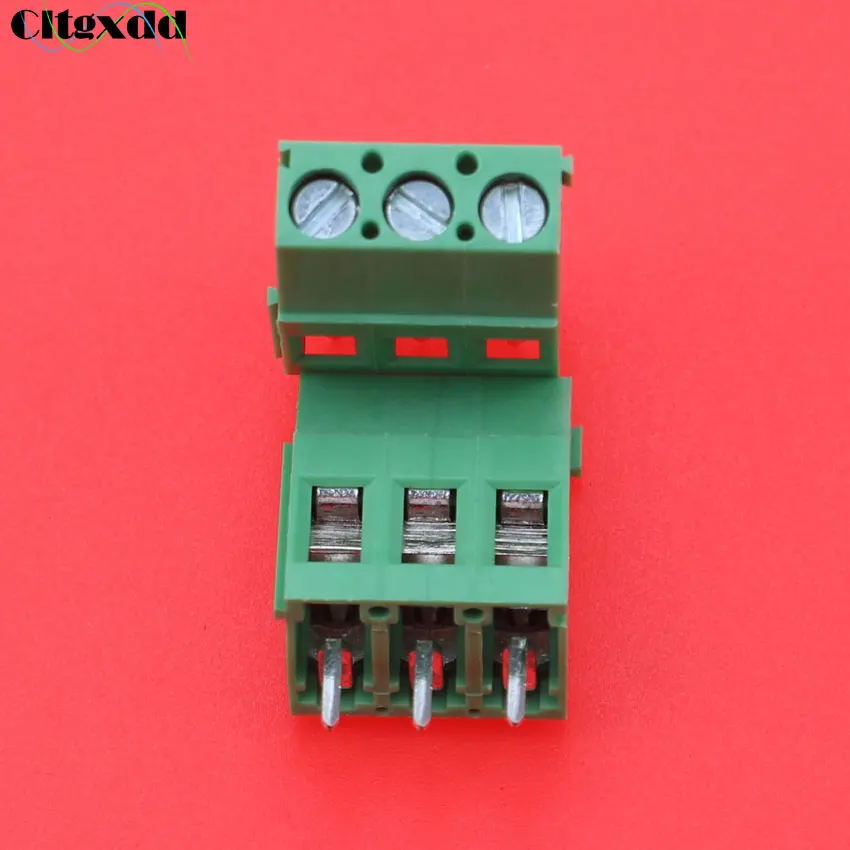 Cltgxdd 1 шт. клеммы KF129-5.0 KF129-2P 3P винт 2Pin 3Pin 5 0 мм прямой контакт PCB клеммный блок |