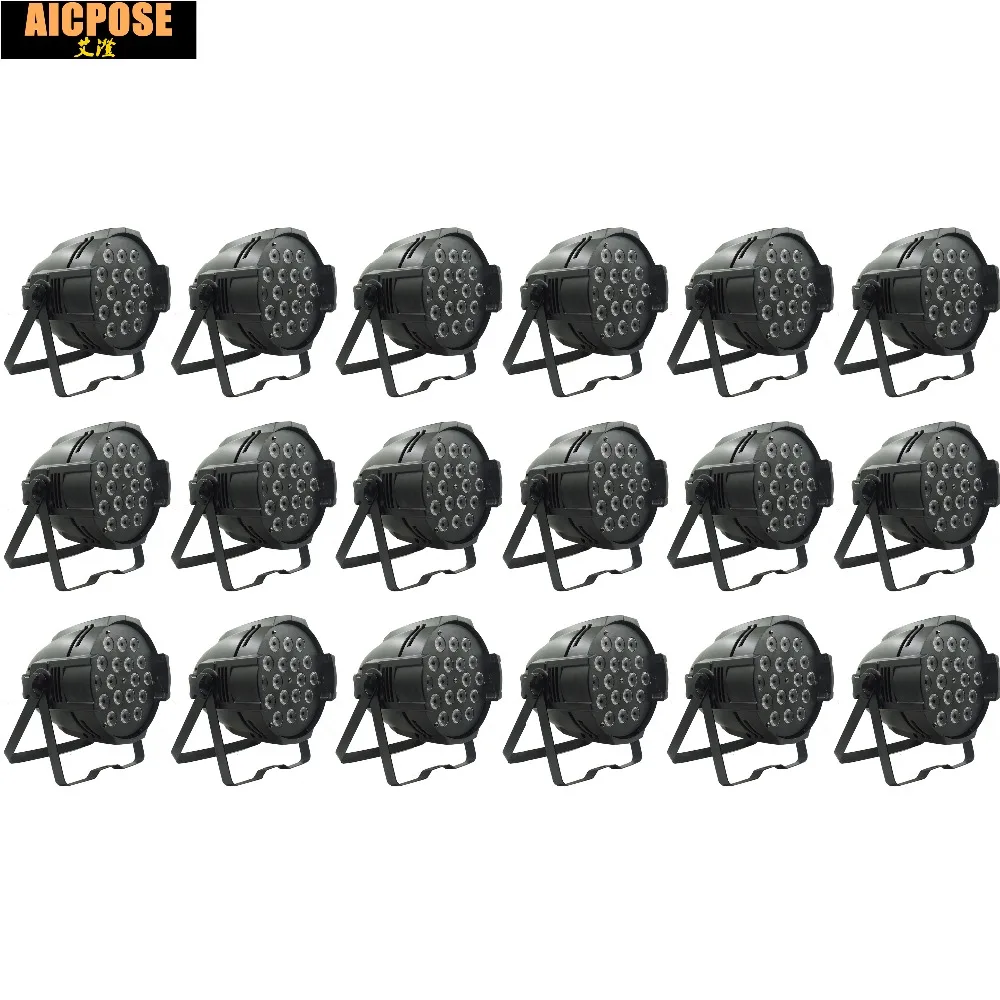 

18pcs/lots 18*12w Lights Power in and out LED Par 18x12W RGBW 4in1 LED Par Can Par 64 led spotlight dj projector stage light