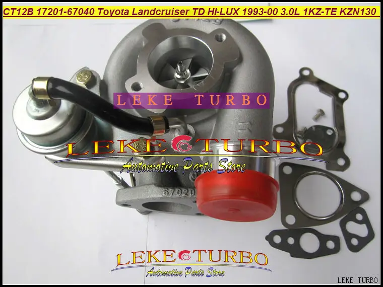 CT12B 17201 67010 67040 турбо для TOYOTA LANDCRUISER 4 runner HI LUX HILUX 1KZTE 1KZ TE KZN130 1720167010 л|gasket bmw|gasket setgasket