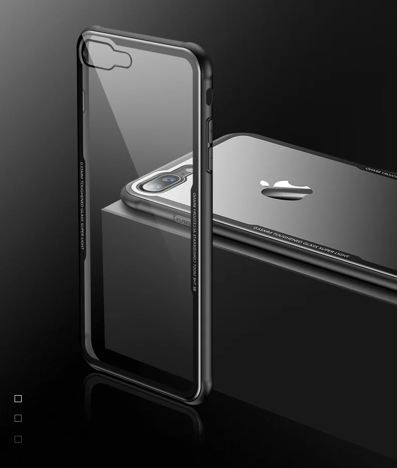 Роскошный чехол из закаленного стекла для iphone Xs Xr XS MAX 9H задние чехлы 6 6s plus |