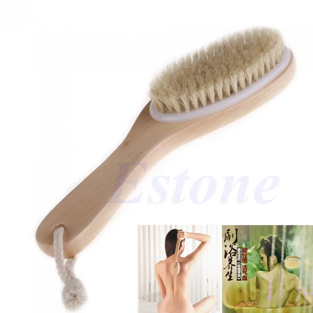Натуральная щетина для всего тела щеточка отшелушивания кожи Детокс борьба с