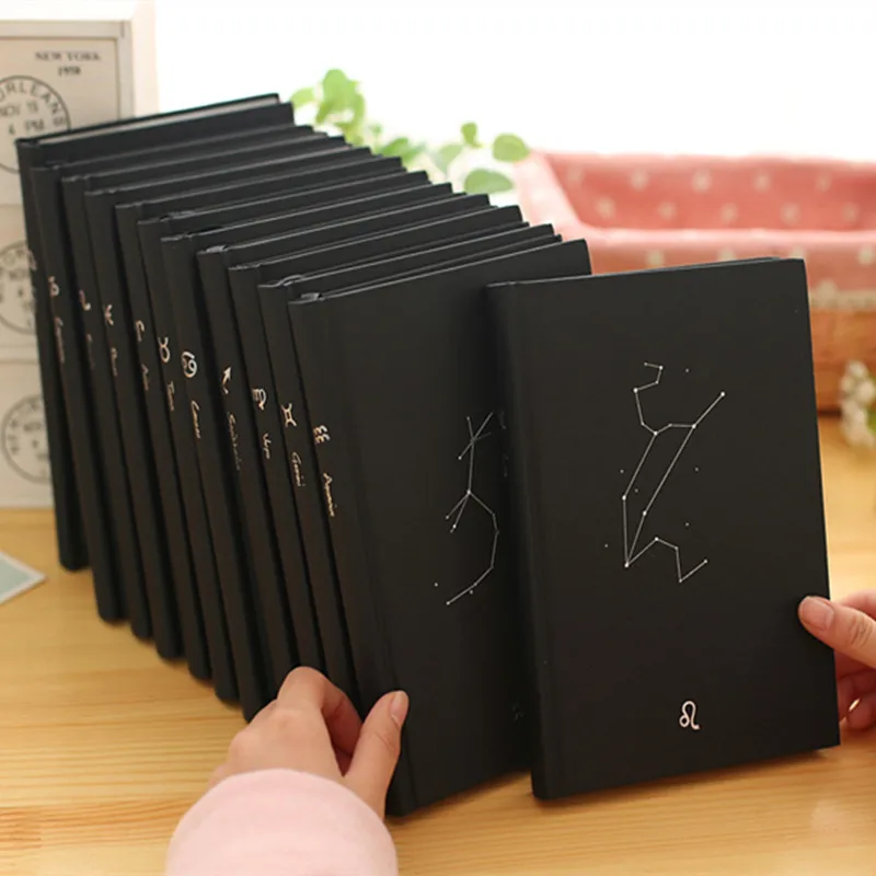 

32K Twelve Constellation Paper Basis Originality Notebook Stationery diary Notepad School supplies