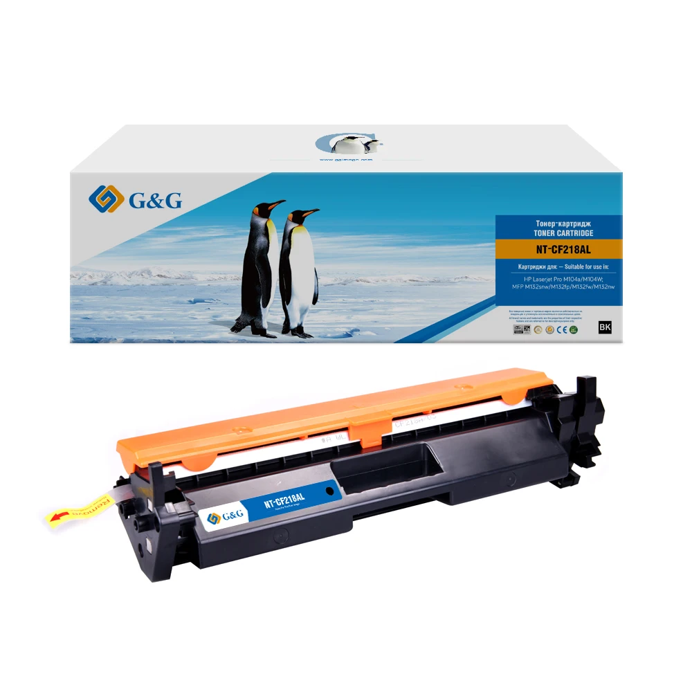 Тонер картридж G&G NT CF218AL для HP LaserJet Pro M104a/w MFP M132nw/fw/fp/snw (2500стр)|Чернильные картриджи|