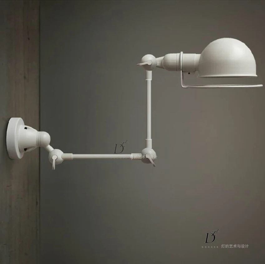 Loft space inspired minimalist modern industrial style mechanical arm wall lamp living room bedroom den balcony outdoor lights | Лампы и