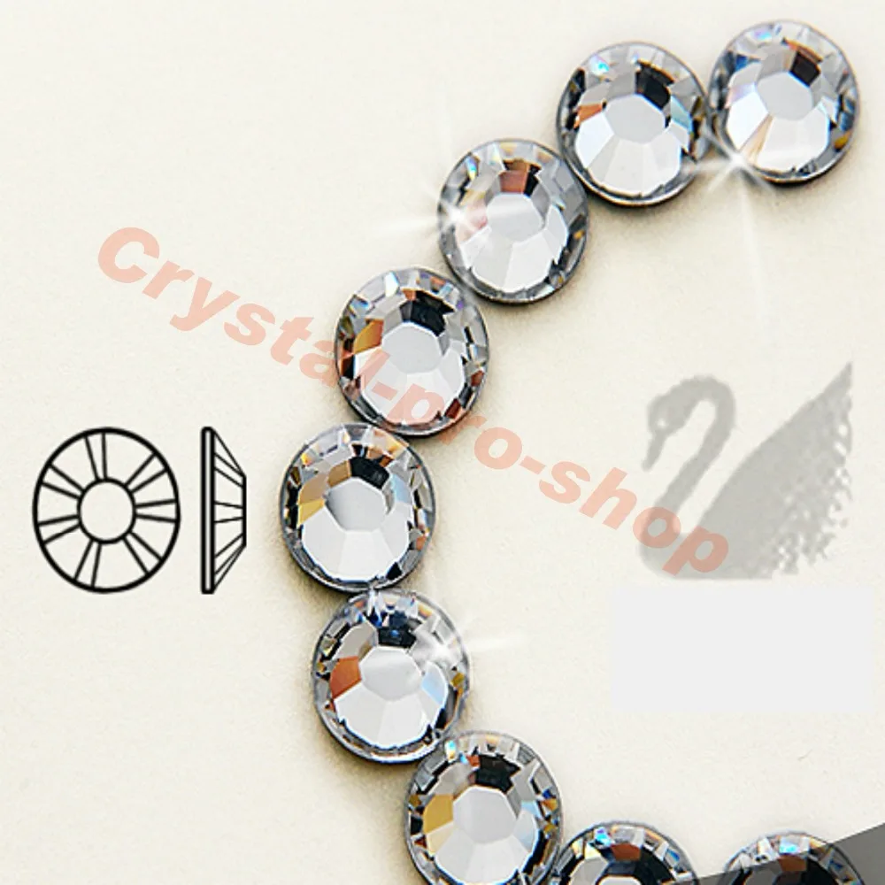 Элементы Swarovski кристально чистые (001) без горячей фиксации (ss3 ss48) (1 мм 11 мм)