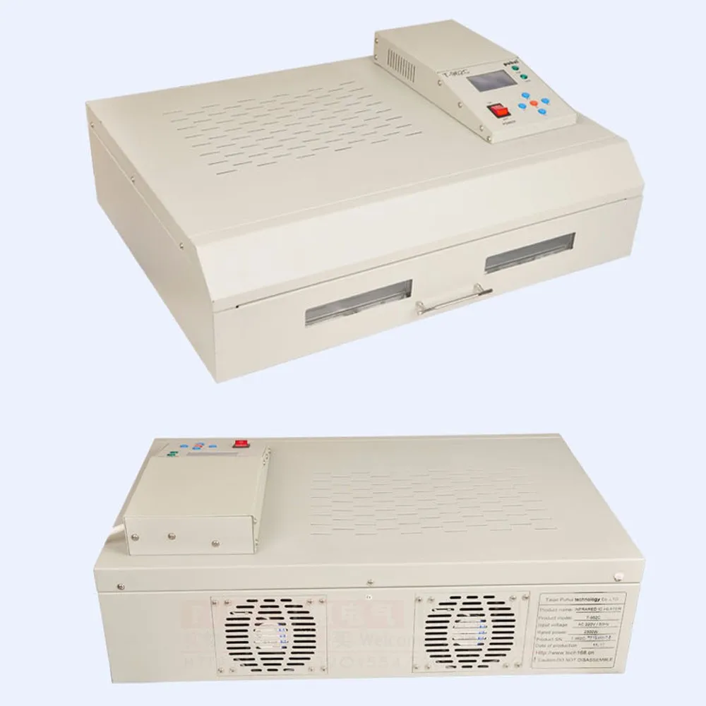 Новое поступление PUHUI T-962C инфракрасный IC НАГРЕВАТЕЛЬ T962C печь для оплавления BGA SMD