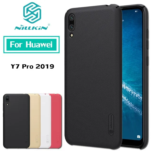 

Чехол-Бампер для Huawei Y7 Pro 2019, матовый чехол-накладка для Huawei Y7 Pro 2019 (без отпечатков пальцев)
