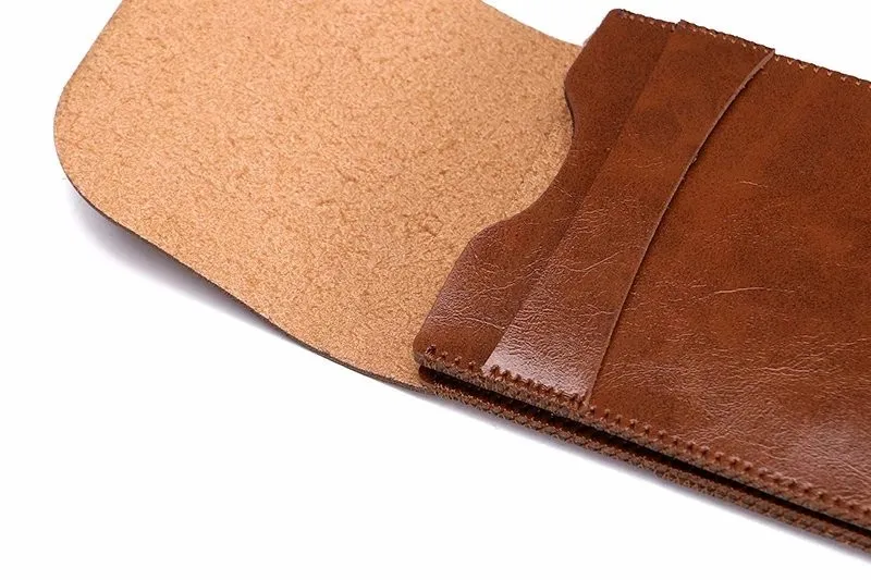 Новый Открытый Микрофибра Кожа Ретро Двойные Слои Талии Сумка Футляры Для Acer Liquid