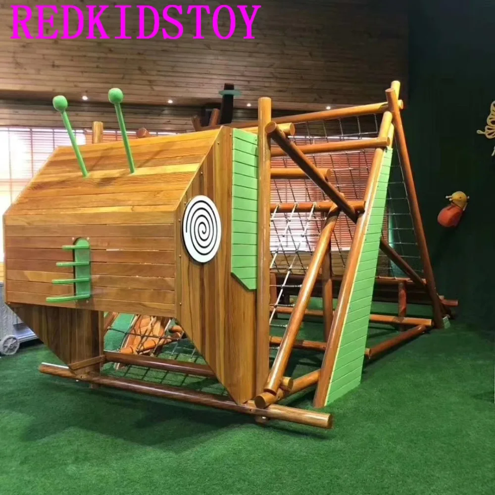 Cost-efficient School Playground With Two Slides&amp One Climbing HZ-81230A | Спорт и развлечения