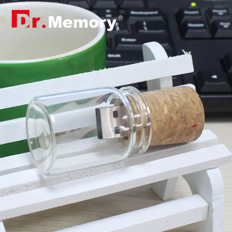 Стекло дрейф бутылка бутылки желаний карту флэш памяти с интерфейсом usb карта