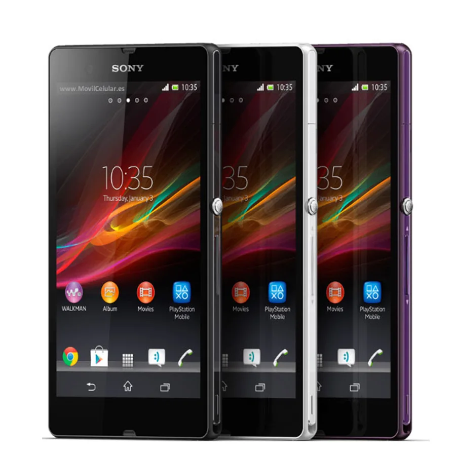 Sony Xperia Z C6603 смартфон с 5-дюймовым дисплеем четырёхъядерным процессором ОЗУ 2 Гб