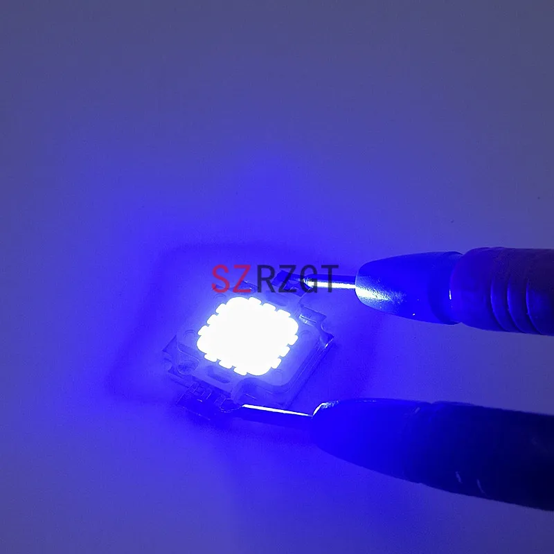 Высокая мощность 10 Вт COB led Королевский синий чип 445-450нм 30*30 мил