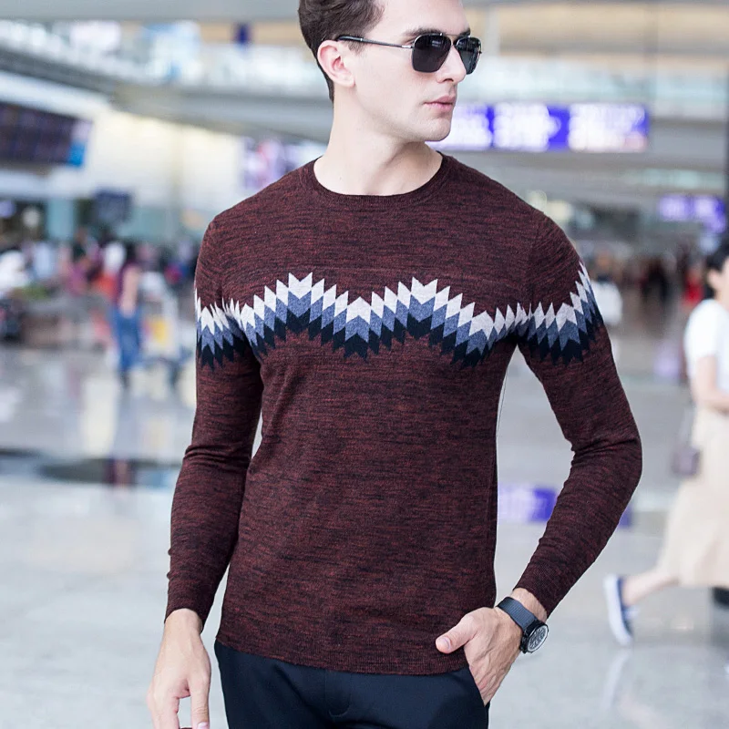 Новинка 2017 года Для мужчин с круглым вырезом Свитеры для женщин осень и зима
