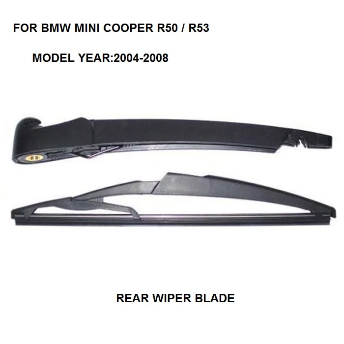 FOR BMW MINI COOPER R50 R53 REAR WINDSCREEN WIPER ARM AND BLADE SET BRAND NEW 2004-2008