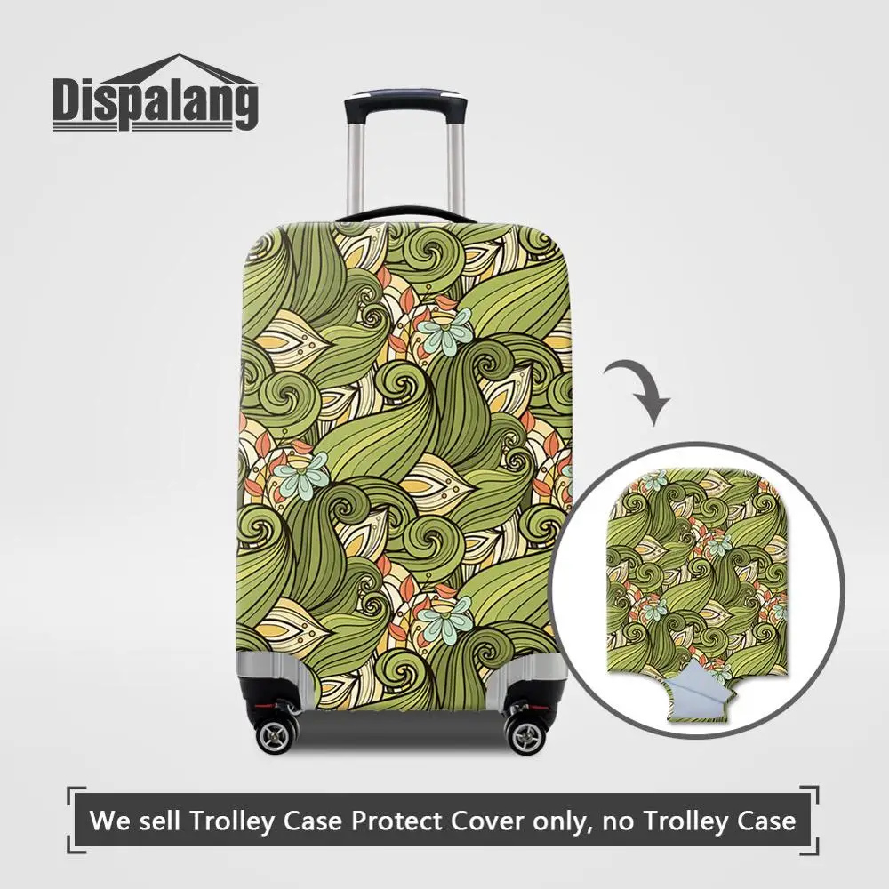 Luggage Cover27 Dispalang чехол с цветочным принтом Защитные чехлы для путешествий аксессуары пылезащитный чехол для багажа для 18-32 дюймов Чехол для костюма чехол - Цвет: Luggage Cover27