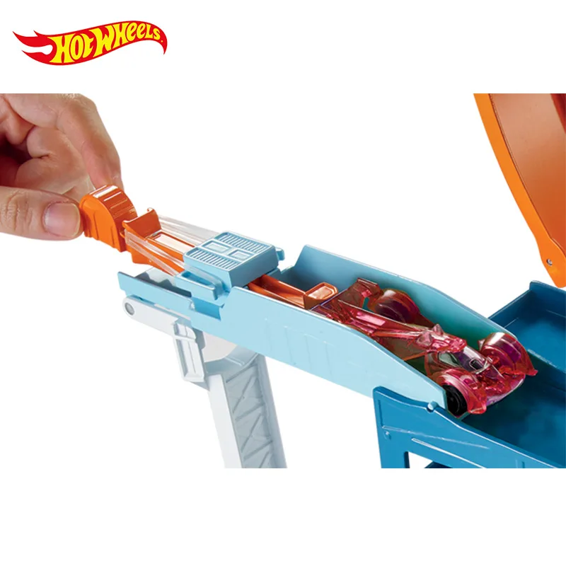 Hot Wheels Stunt N'' Go Mobile TS Move Track Car игрушки развивающие для грузовиков Лучший