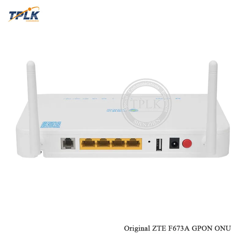 Английская прошивка 100% абсолютно новая ZTE F673A V2 GPON ONU ONT 4GE + 1Tel USB Wifi такая же функция
